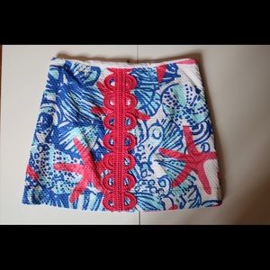 Lilly Pulitzer Skirt in She She Shells pattern